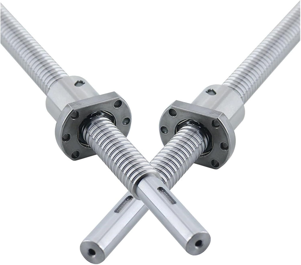 Lead Ball Screw with nut C3 Level Ground SFU2010 Ball Screw R20 Lead 10mm Ball Nut （0.001mm/300mm）(400mm)