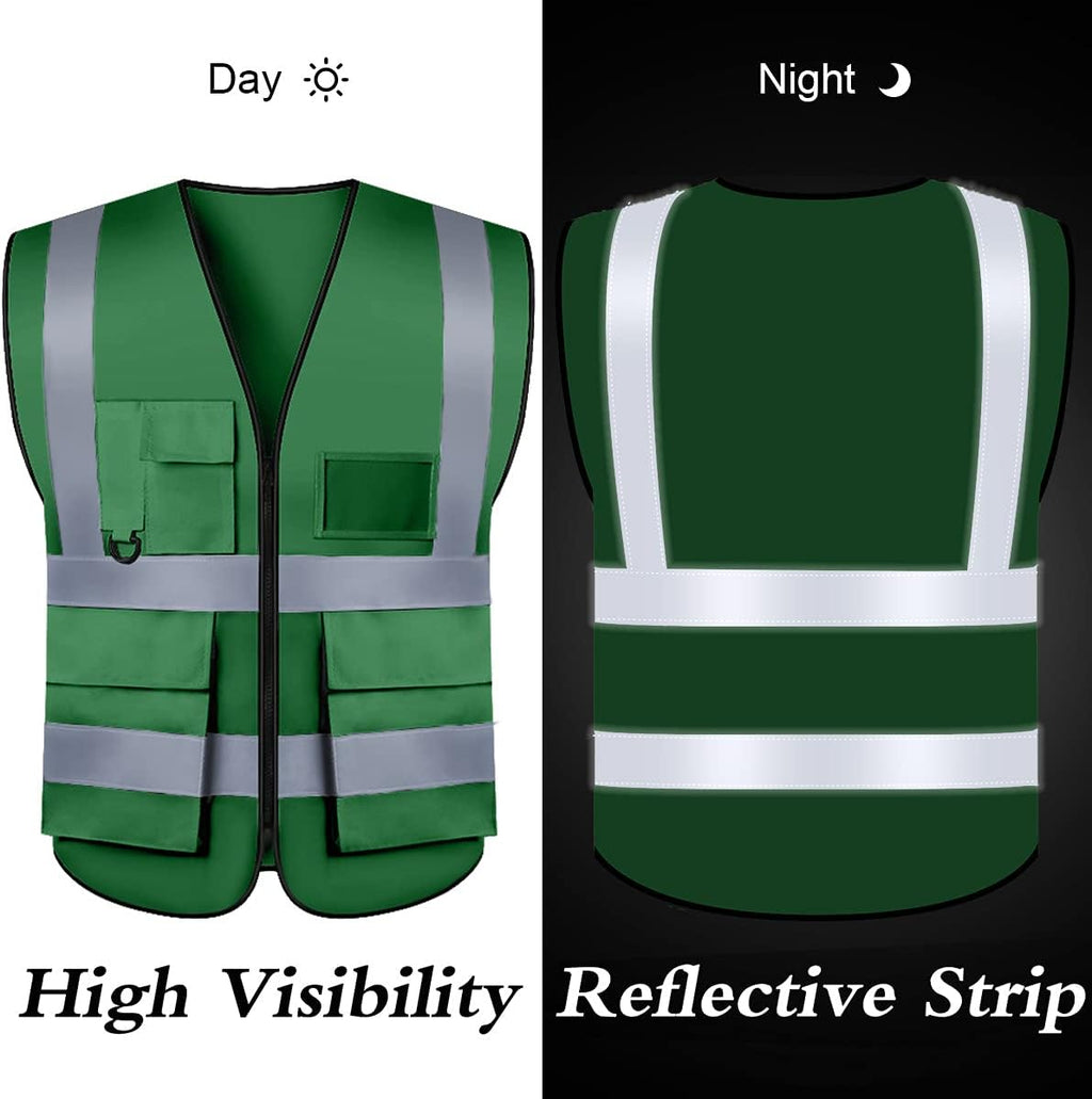 Custom Safety Vest Class 2 High Visibility Reflective Vest