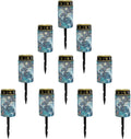 Dolphin Solar Garden Lights Outdoor Solar Walkway Lights,Moon Star Pathway Lights Waterproof Solar Pathway Lights Solar Powered Fairy Lights for Home Path