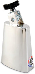 Latin Percussion Cowbell, Chrome, Black Beauty Sr. DLX, 5 1/2' (LP228C)
