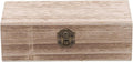 1Pc Retro Wooden Jewelry Box Organizer with Lid Desktop Natural Wood Clamshell Storage Case Handmade Craft Box Originality