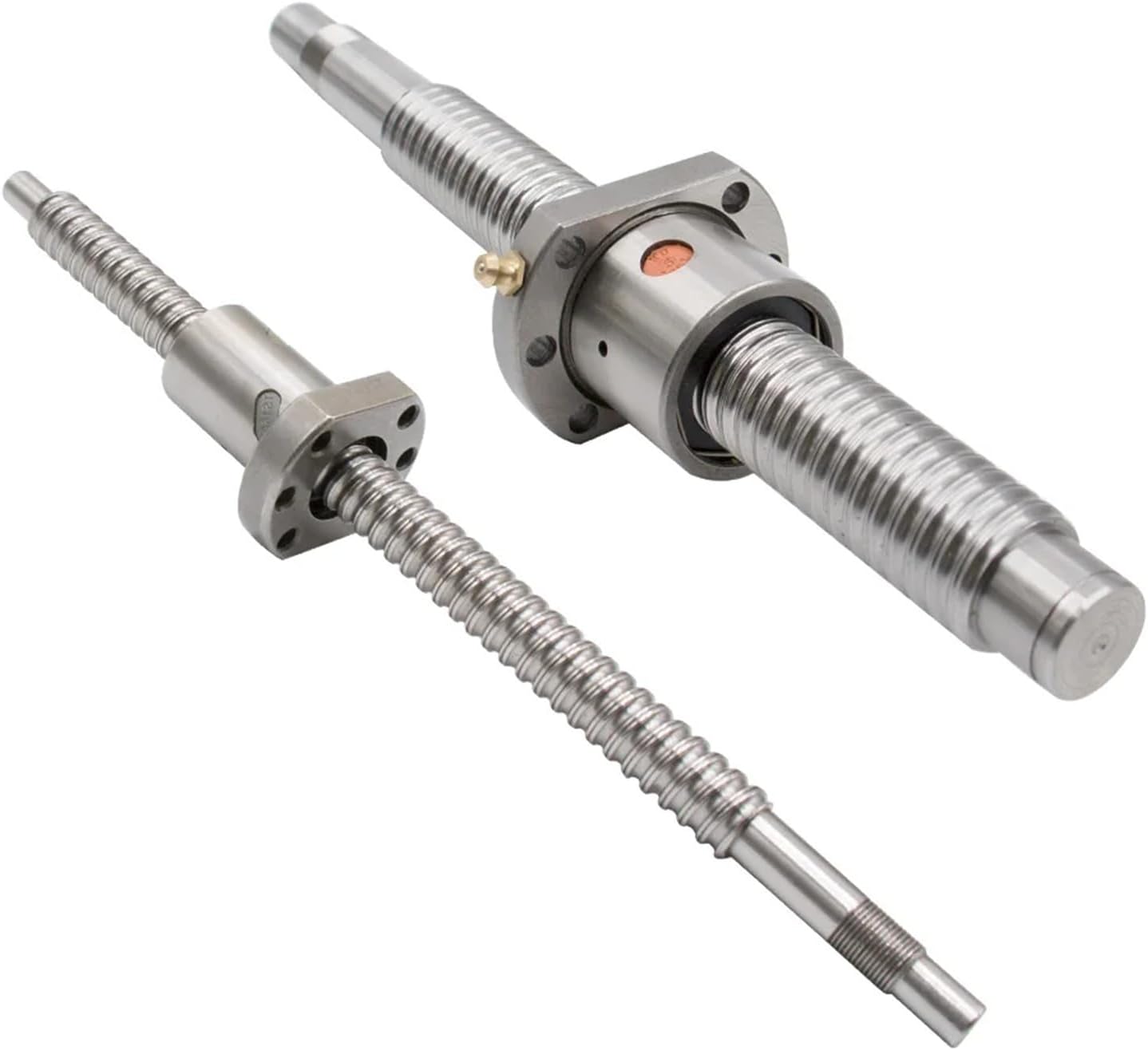 SFU2005 SFU2010 20MM Diameter 5mm 10mm Lead End Machined Ballscrew Rod + Single Ball Nut for CNC Engraver Milling Router(SFU2005,350mm)