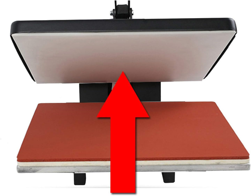 Heat Press Machine for T-Shirt, 16'x24' Large Size Digital T-Shirt Mug Craft Sublimation Transfer 1800W Digital Clamshell Heat Press Transfer for Clothes, Pillows Mugs Printing