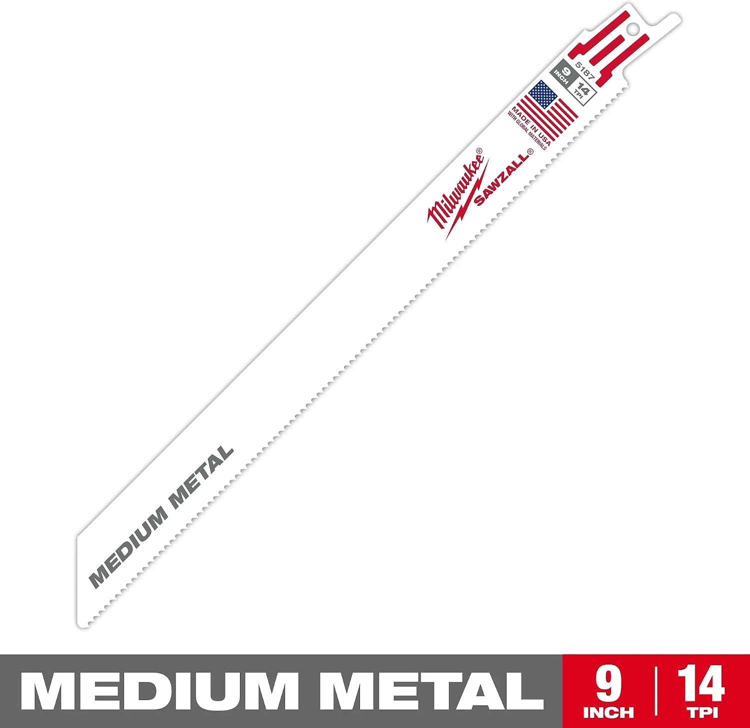 Milwaukee Electric - 9IN 14 TPI SAWZALL BLADES 10PK
