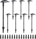 5W Low Voltage Landscape Pathway Lights with Connectors,12-24V Outdoor Path Lights, 3000K Wired Landscape Lights for Yard Garden Walkway, IP66 Waterproof（8Pack）