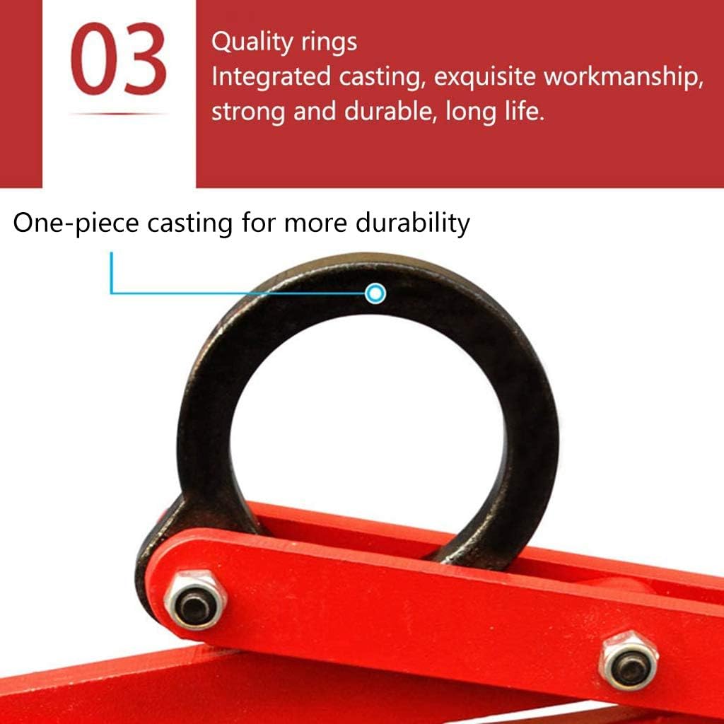 Heavy Duty Alloy Steel Lifting Clamps-Jaw Opening 4 Inch, Thicken Non-Slip Lifting Clamp Vertical Plate Clamp, for Lifting and Transporting Steel Plate (C1)