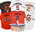 Autographed/Signed Baltimore Baseball Jersey Mystery Box with PSA JSA or Beckett COA