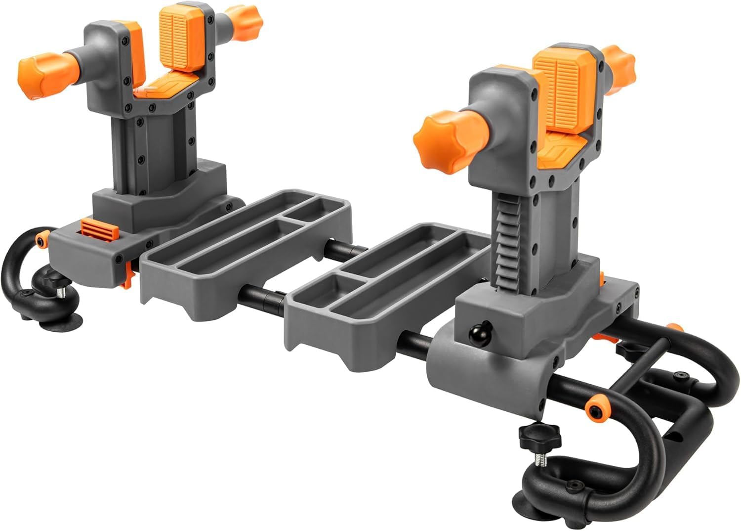 Adjustable Gun Holder - Professional Gunsmithing Tools for Gun Cleaning, Sight, and Maintenance with Jagged Base Stability and Non-Marring Rubber Contact Pads, Gun Accessories & Gifts for Men