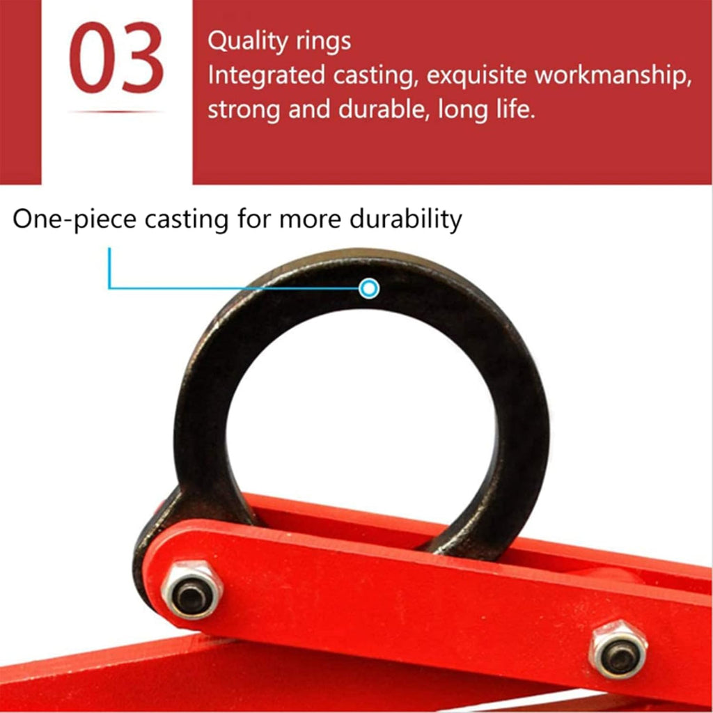 Lifting Clamps,Lifting Clamp Jaw Opening 4 Inch Vertical Plate Clamp for Lifting and Transporting Steel Plates and Structures(B4)