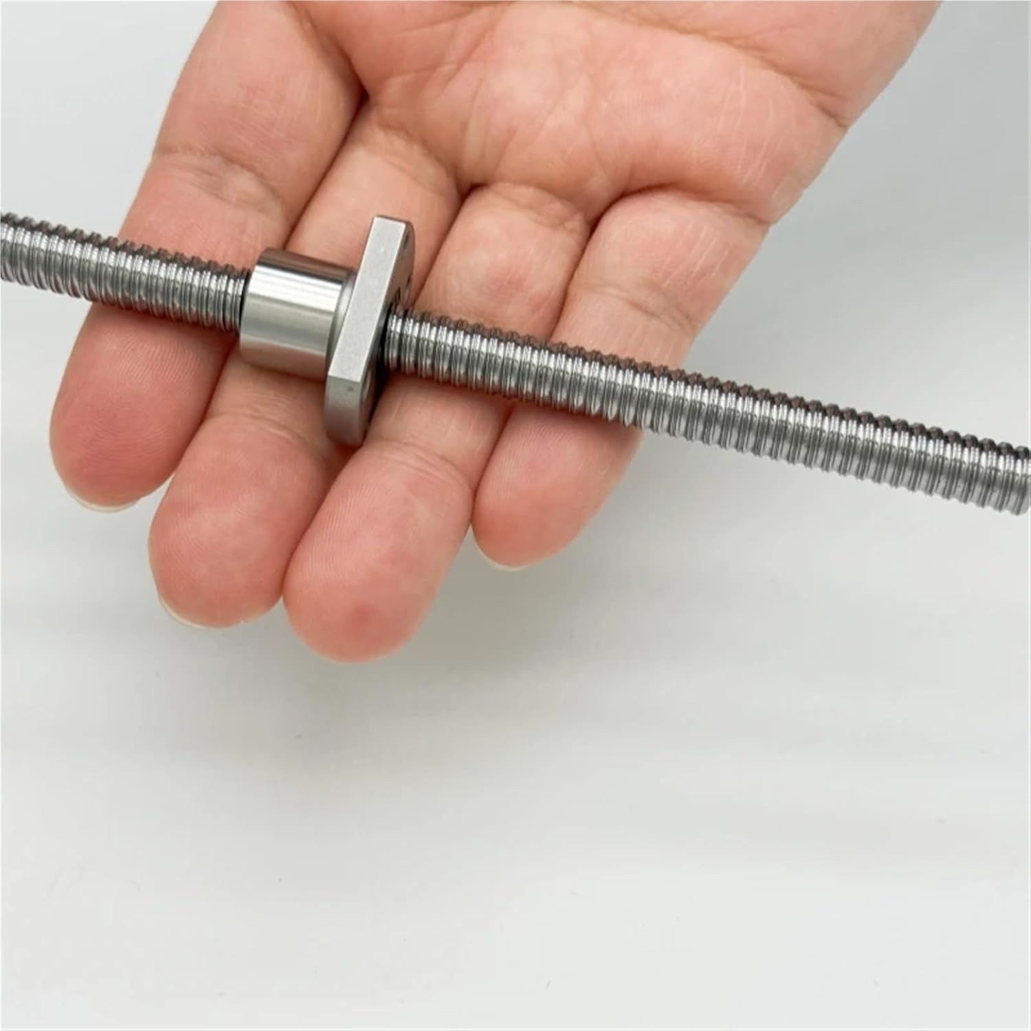 C5 Miniature Ball Screw SFK0802 SFK1002 6mm 8mm 10mm 0601 0801 0802 1002 1202 Length 100 150 200mm with SFK Ball Nut 3D Printer 1Pcs(SFK1202 No Machined,200mm)