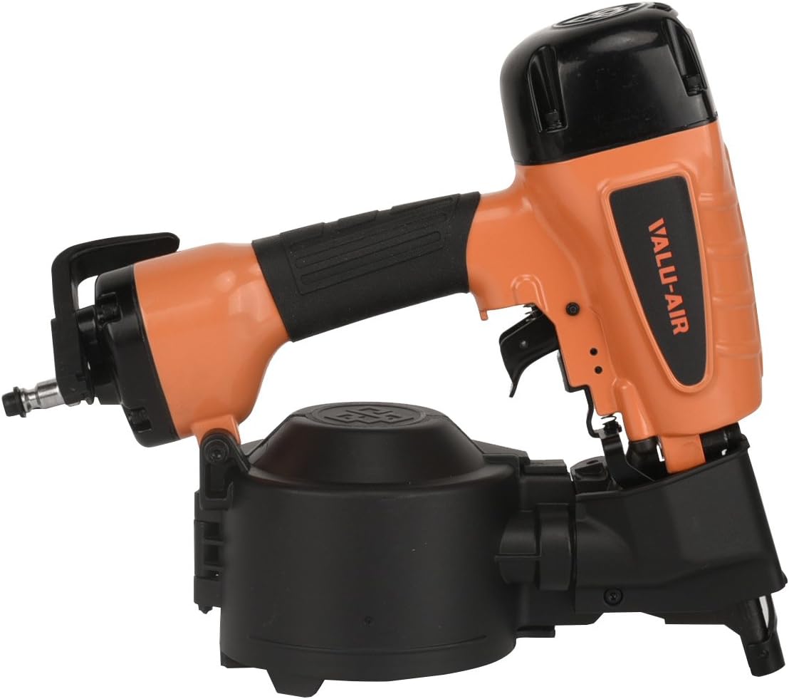 Valu-Air CN55R 15-Degree Pneumatic Coil Siding Fencing Nailer - 1-inch to 2-1/4-Inch for Siding, Fiber Cement, Fencing, Cedar Shake and Soffit Applications