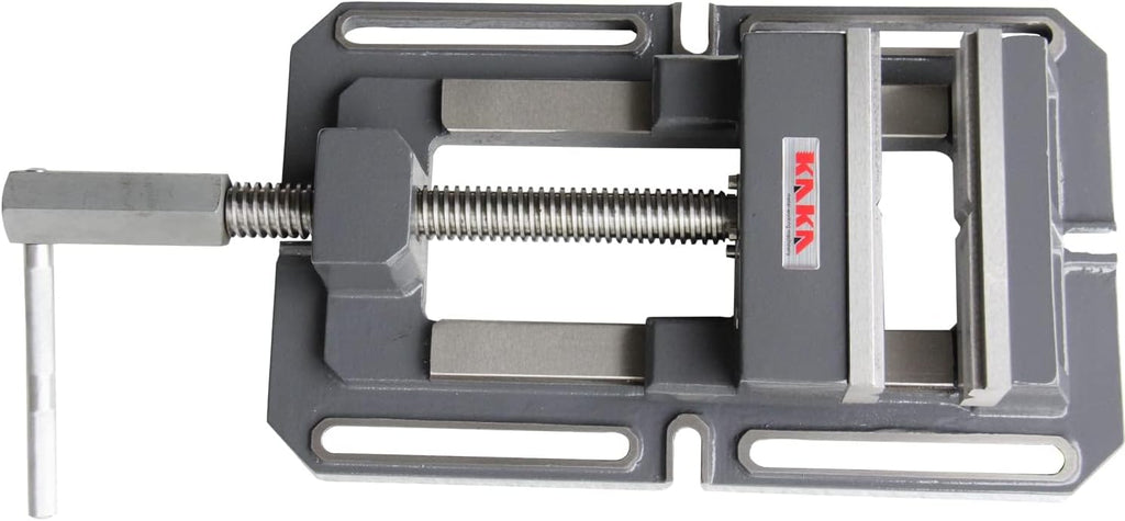 KAKA INDUSTRIAL Drill Press Vise,8-Inch Heavy-Duty Drill Press Vise, Low-Profile Cast Iron Milling Machine Vice for Precision Metalworking TSL-200