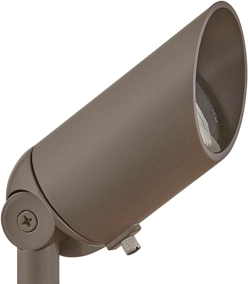 Hinkley 12V MR16 Accent Spot Light, Clear Glass Lens, Traditional Style, Set of 12, Textured Brown Finish