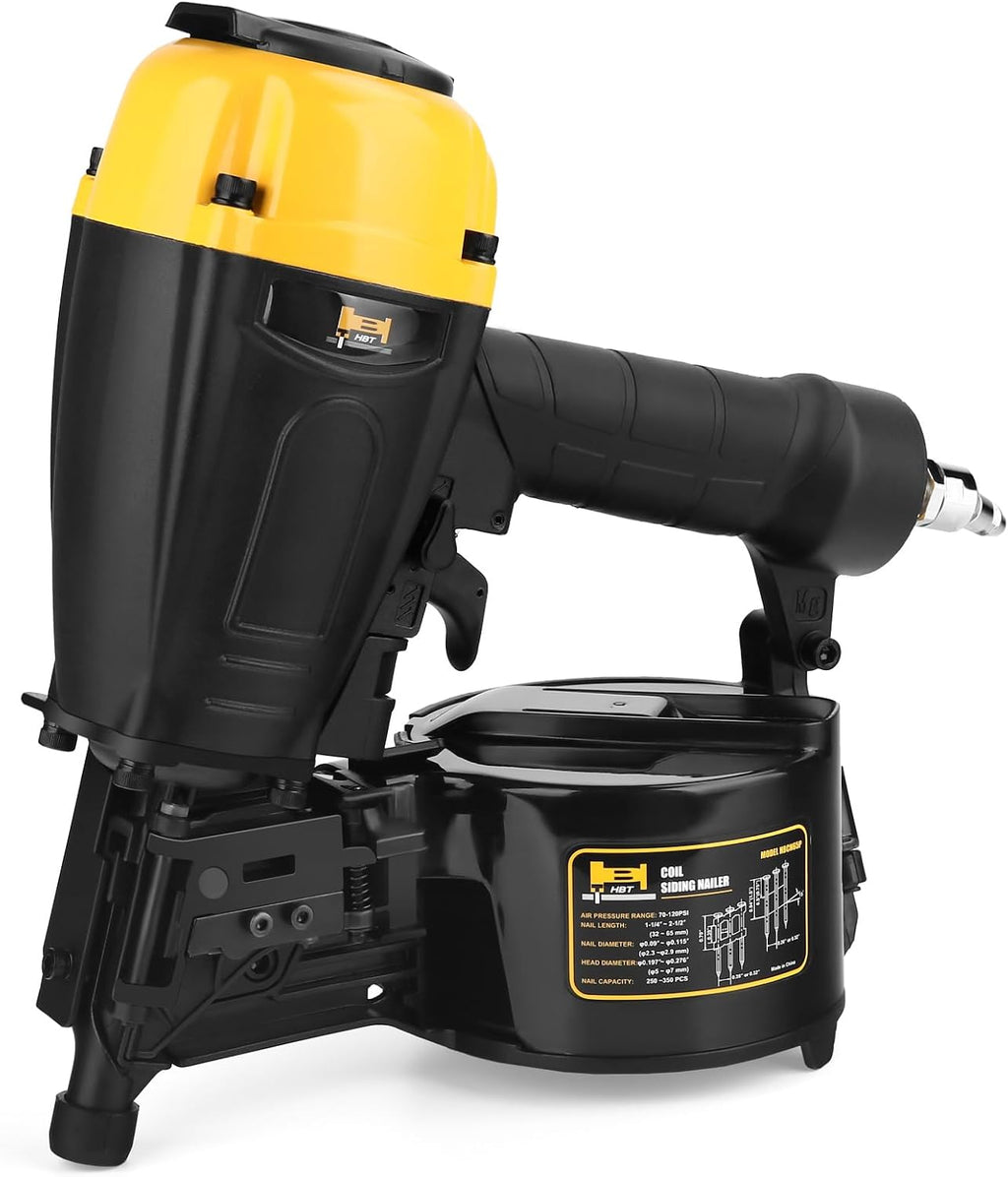 HBT HBCN65P 15 Degree 2-1/2-Inch Coil Siding Nailer with Magnesium Housing