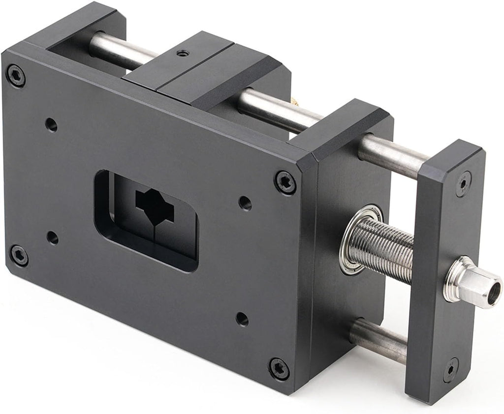 Self Centering Drill Vise, Multi Purpose Woodworking Vise, Portable Aluminum alloy Vice, Centering Hole Puncher Tool with Handle