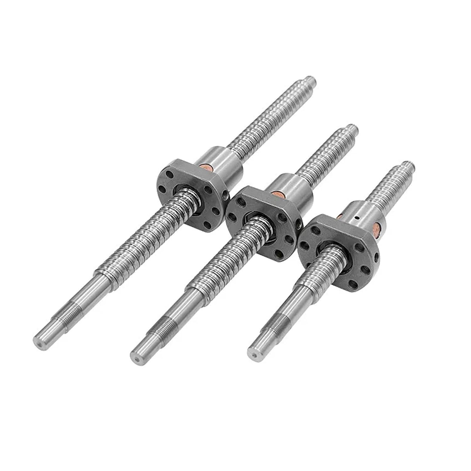 BallScrew SFU2005 SFU2010 20MM Diameter 5mm 10mm Lead End Machined Ballscrew Rod + Single Ball Nut for CNC Engraver Milling Router(SFU2005,300mm)