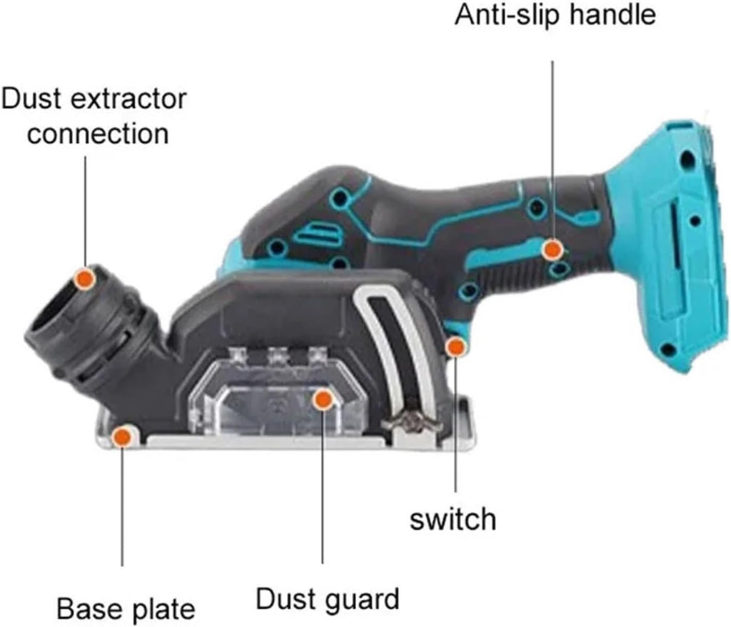 Reciprocating Saw, Angle Grinder Cordless Mini 3Inch Electirc CUT OFF Tool Cutting Circular Saw Machine Power(A)