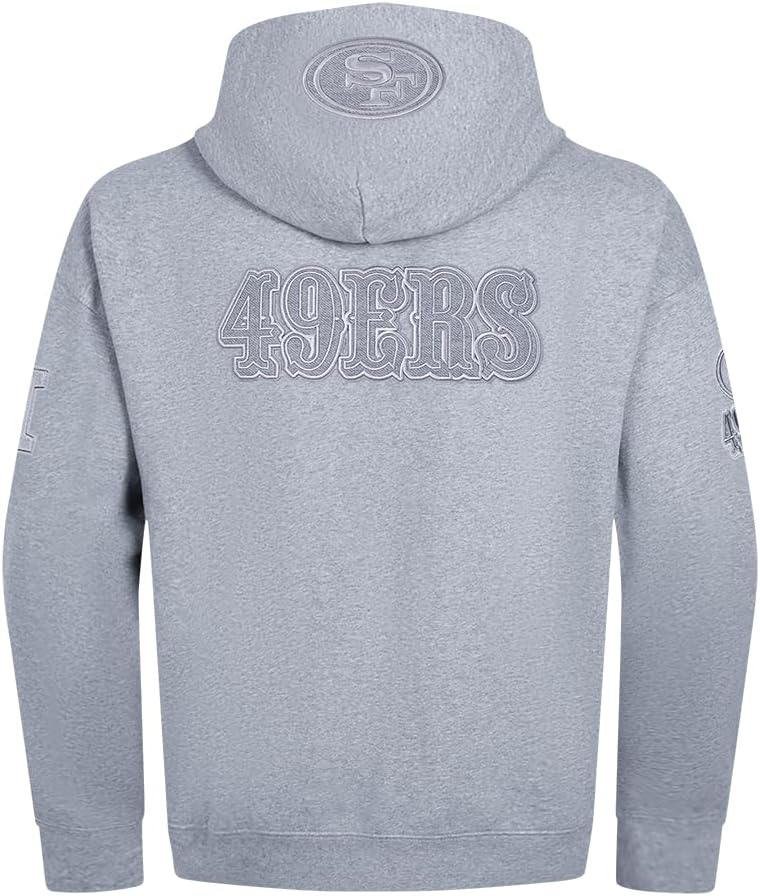 Pro Standard Mens NFL Reverse French Terry Brushed Back French Terry Pull Over Hoodie
