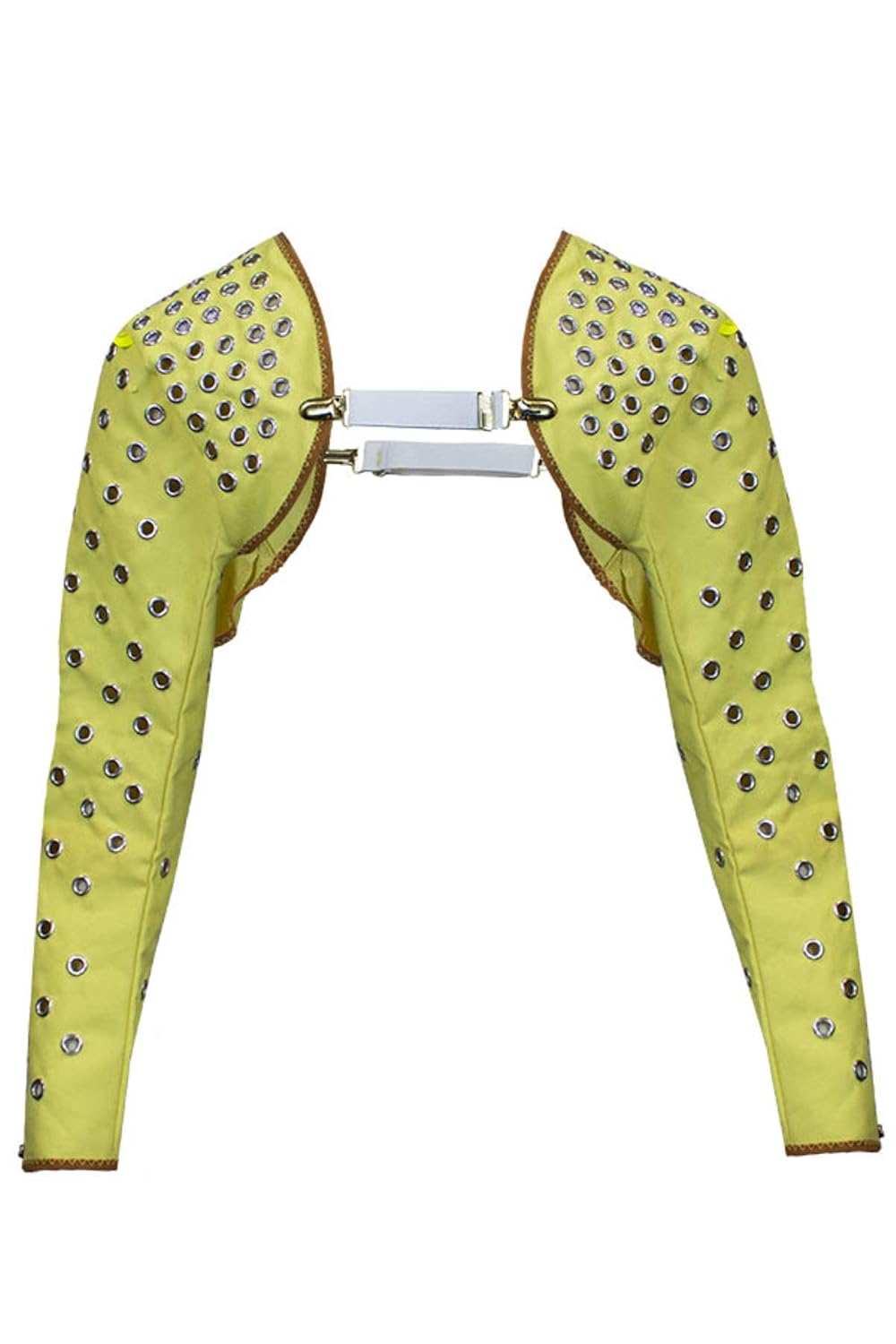 National Safety Apparel S30KV27 Eyeleted Kevlar Twill Shoulder Cap Sleeve, 27', Yellow
