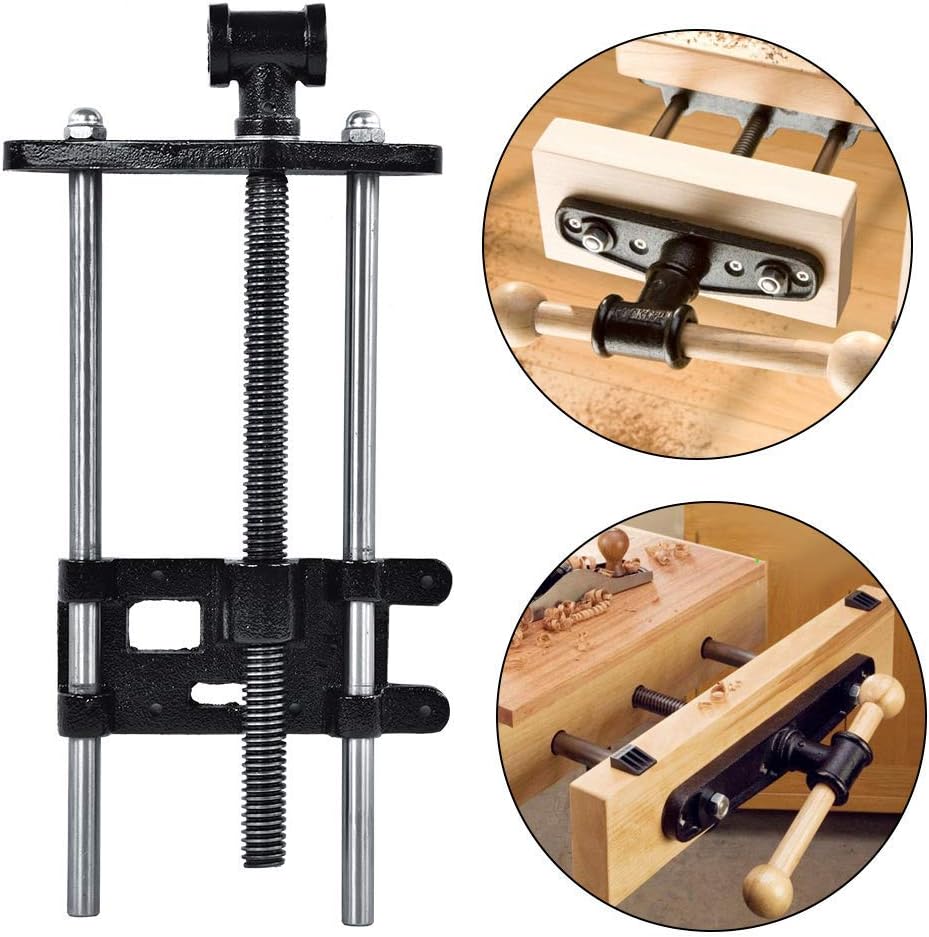 Heavy Duty Woodworking Front Vise - 10.5' Quick Release Clamp for Metal & Wood - Ideal for Home Studios & Teaching