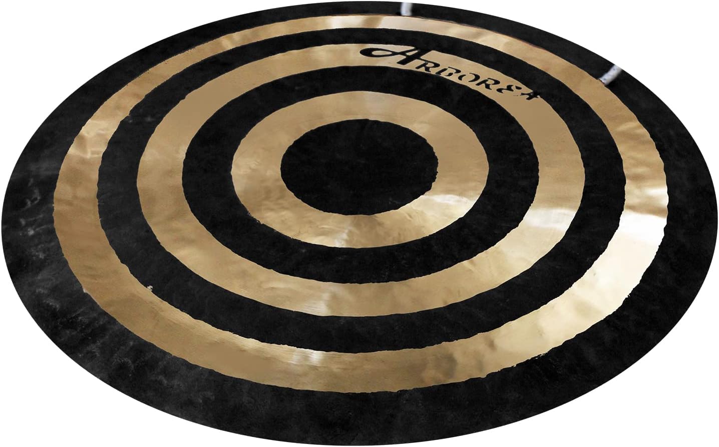 Arborea Sun Wind Gong for Sound Healing 16 Inch Beautiful and Calming Gong Sound with Mallet and Hanging String Authentic Chinese Gong