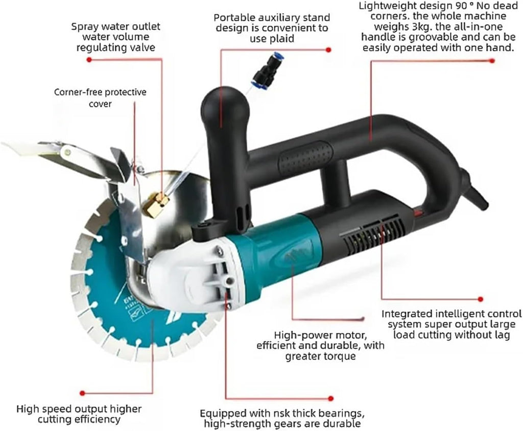 Reciprocating Saw, Cordless Circular Saw Brushless Woodworking For Wood Aluminum Steel Cutting