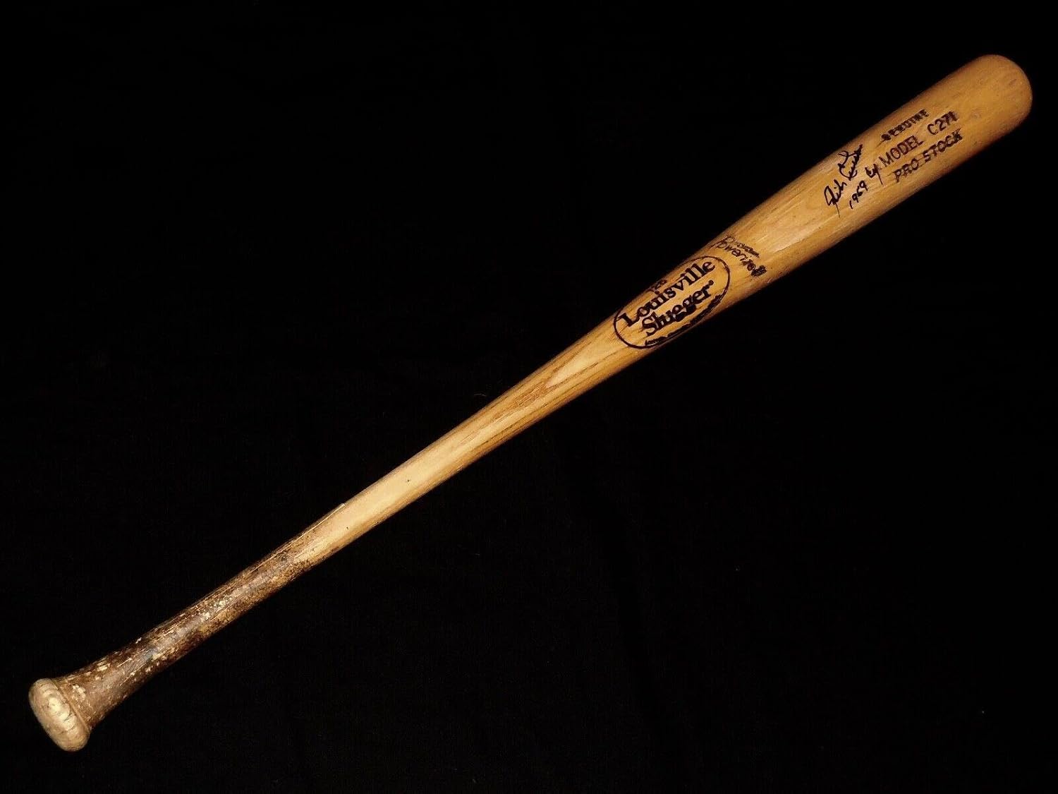 MIKE CUELLAR AUTOGRAPHED BAT (BALTIMORE ORIOLES) - Spring Training Used Bat! - Autographed MLB Bats