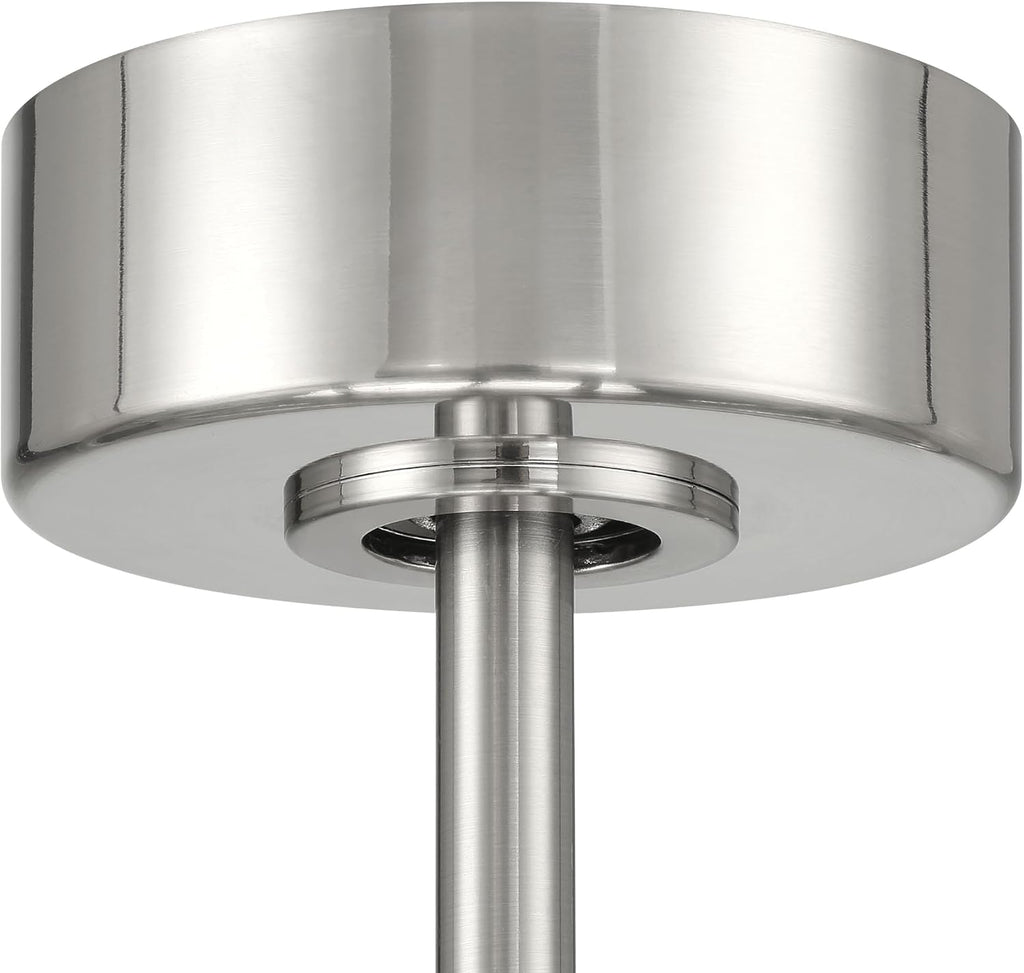 Craftmade 24' Alexis Brushed Polished Nickel Finish Indoor Fandelier & Integrated LED, Remote Control Included, Smart WiFi Enabled w/Voice Activation, works w/Alexa & Smart Home Devices