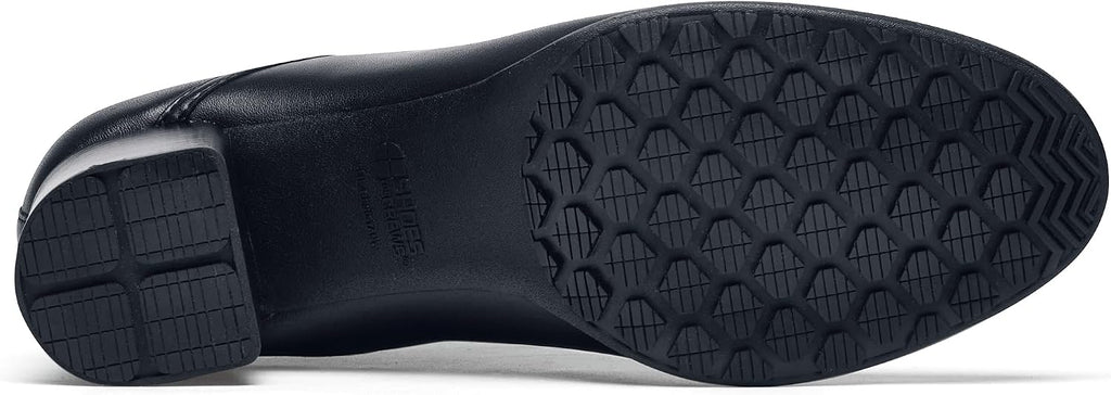 LILA Women's Slip-Resistant Work Zip Booties – Comfortable, Stylish & Non-Slip Mid-Height Ankle Work Boots with Water-Resistant Upper - Ideal for Women in Healthcare, Hospitality & More - Monica