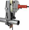 Toledo Pipe KIT HC 3092 Pipe Hole Cutter Chain Vise and Milwaukee 1660-6 1/2' Compact Drill 450 RPM