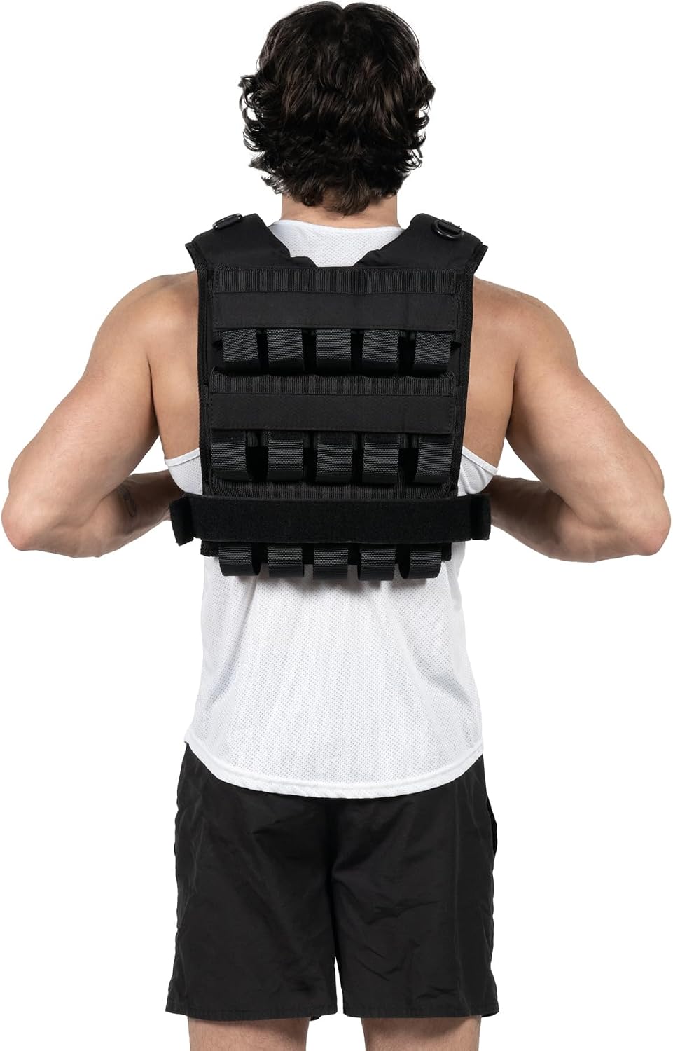 Amstaff Adjustable Weighted Vest with Iron Blocks - Weight Vests for Men & Women - Versatile Wearable Weighted Vest for Fitness Workouts, Strength and Endurance Training, Running, Crossfit