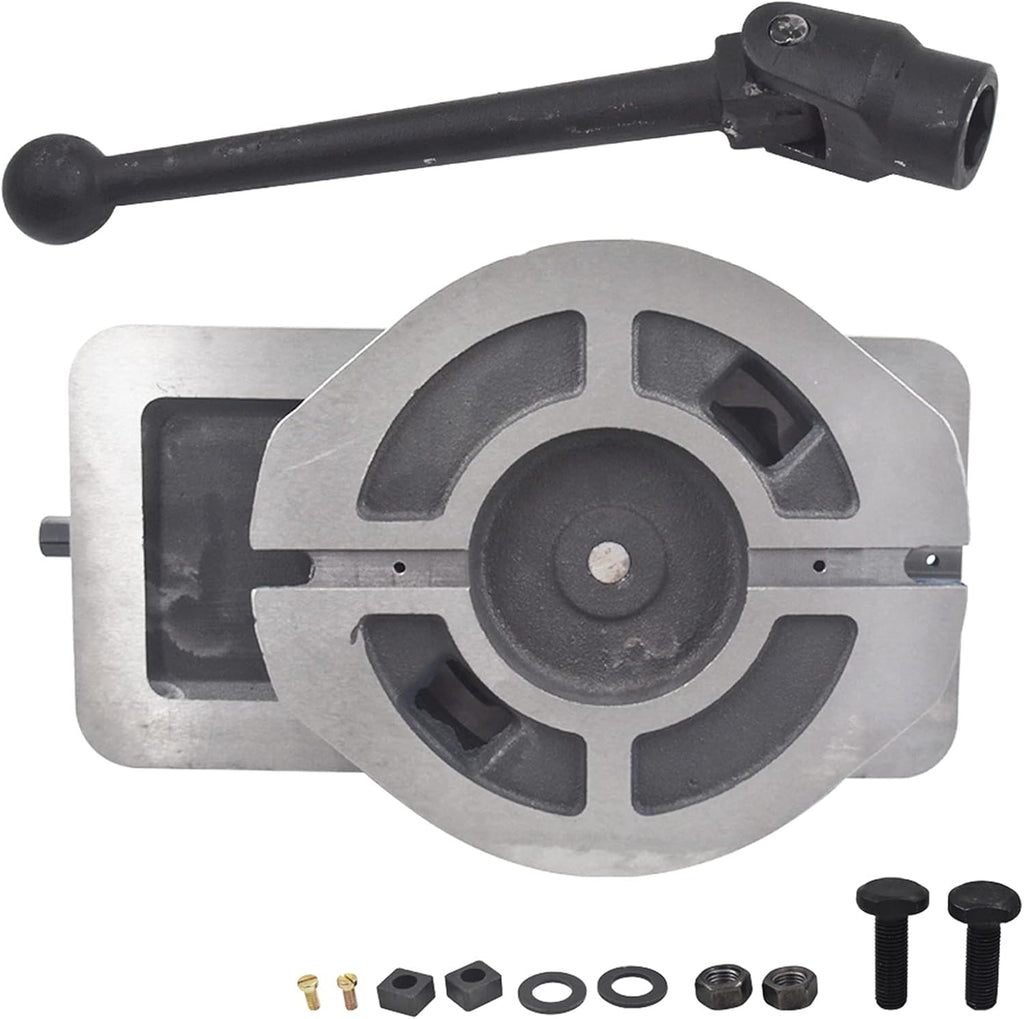 findmall 6 Inch Heavy Duty Milling Vise with 360 Degrees Swiveling Base and High Accuracy Clamping
