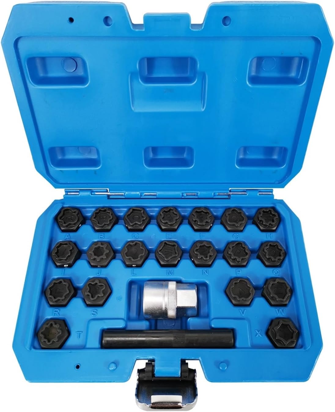 Special Wheel NUT Key Socket Tools 22 Pcs EQUIV T40073 Punch Compatible with