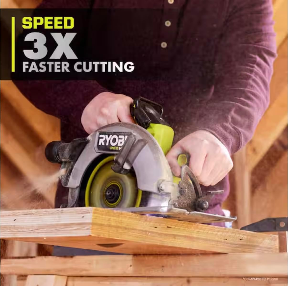 RYOBI ONE+ HP 18V Brushless Cordless 7-1/4 in. Circular Saw (Tool Only)