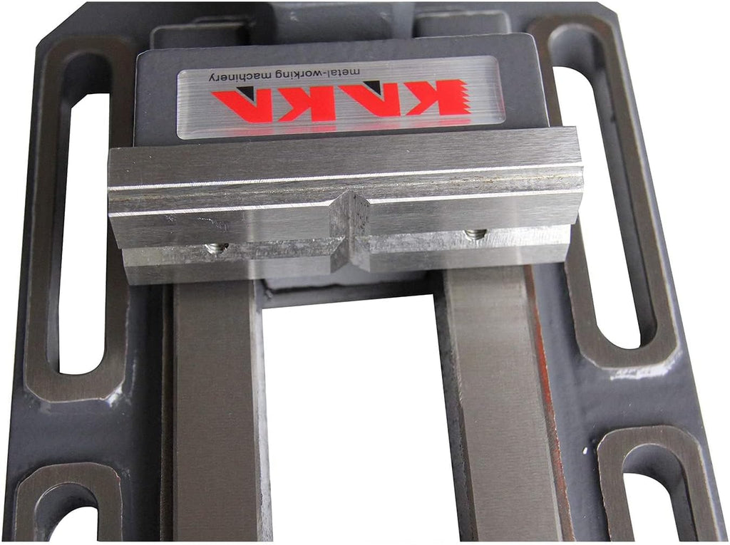 KAKA INDUSTRIAL Drill Press Vise,4 inch Heavy-Duty Drill Press Vise, Low-Profile Cast Iron Milling Vice for Precision Machining, Metalworking and Woodworking TSL-100
