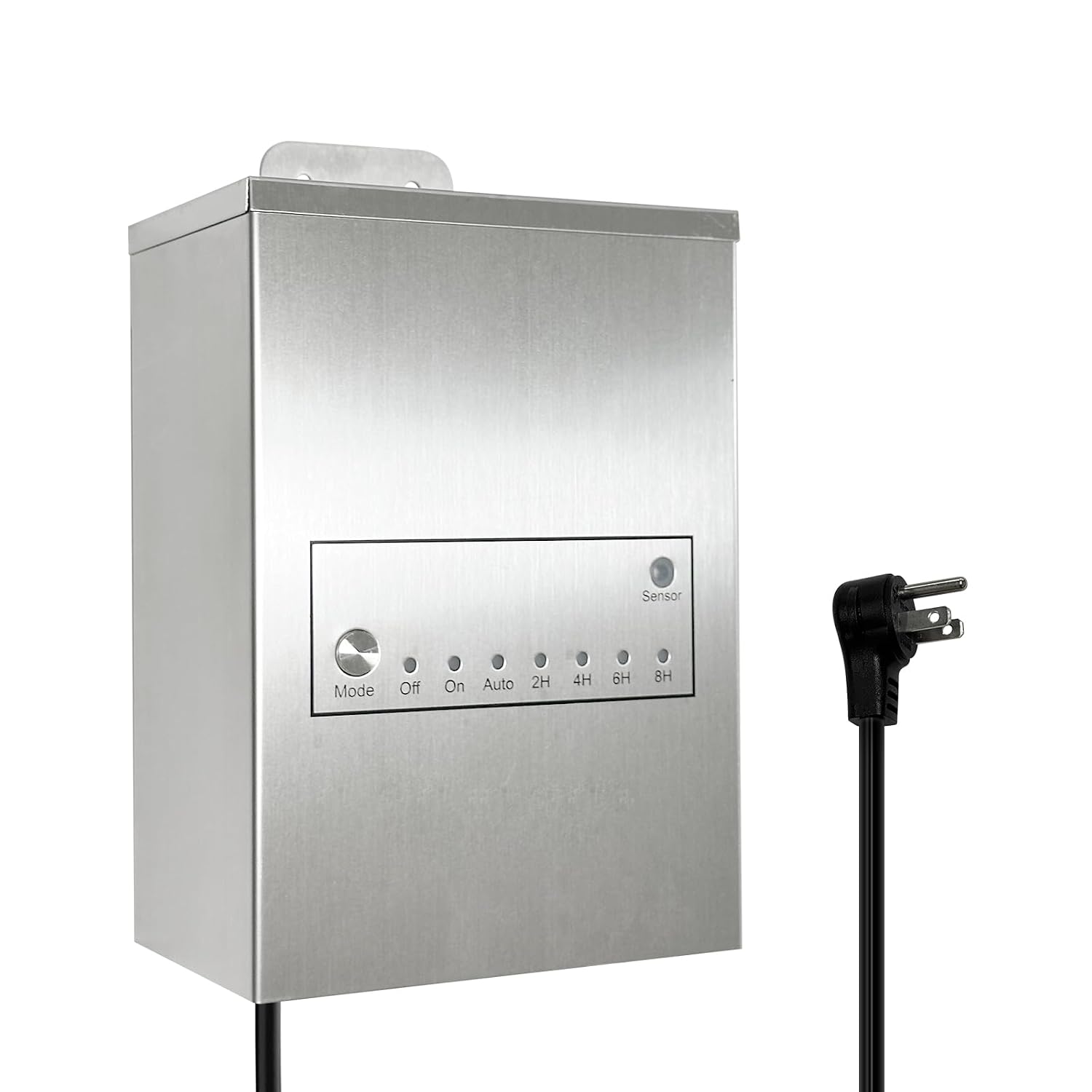 300W Outdoor Low Voltage Transformers with Sensor and Weather Shield for Low Voltage Landscape Lighting Spotlight Outdoor Transformer 120V Input 12V Output, ETL Listed