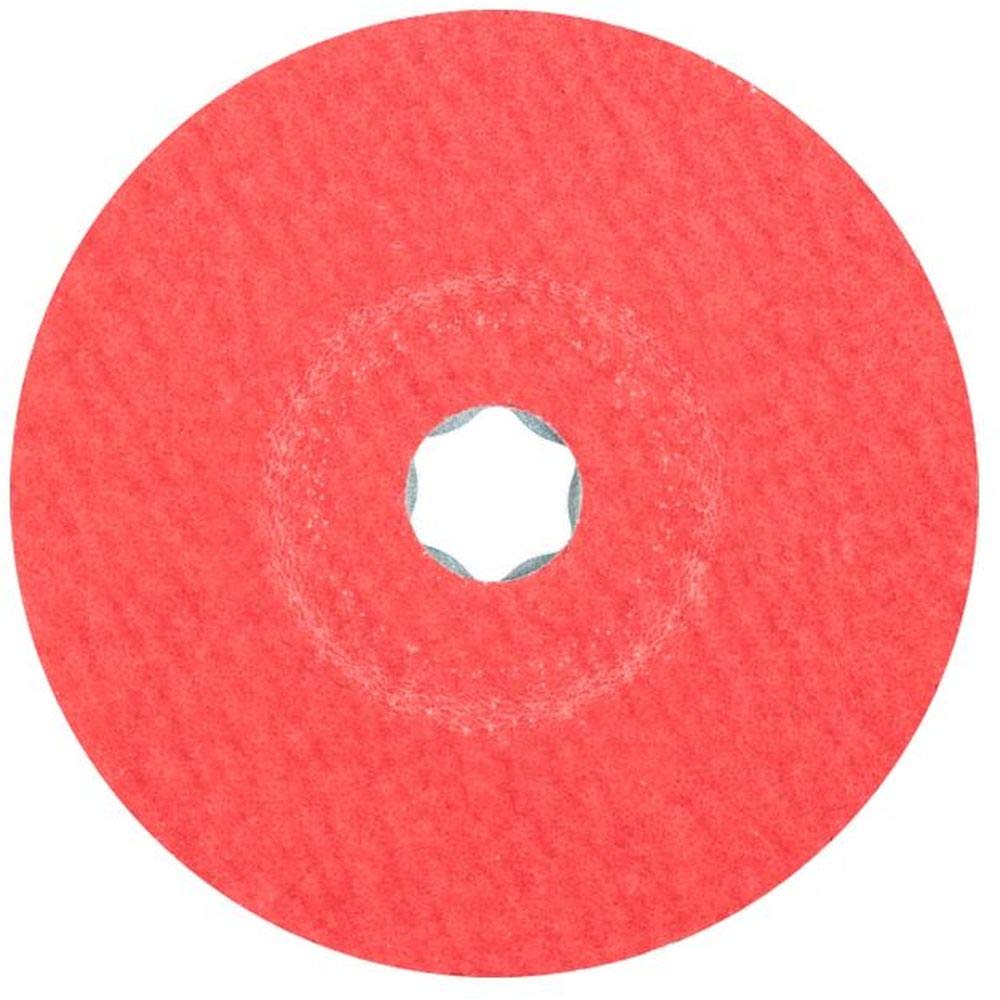 PFERD COMBICLICK® Fiber Disc, 5' Dia, 60 Grit, Ceramic Oxide CO-Cool,12200 RPM (Pack of 25) - Part 40735