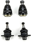 OKJHFD Upper Lower Ball Joint Set Bolts Washers Nut Steel for Pontiac for Bonneville 1971-1976 for Catalina 1971-1976 for Grandville 1971-1975 Bolt-on,Screw-on-Mounting Style ULBJSF17PBCG