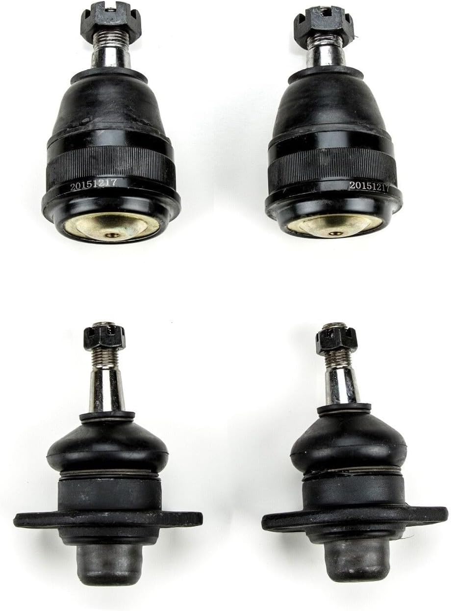 OKJHFD Upper Lower Ball Joint Set Bolts Washers Nut Steel for Pontiac for Bonneville 1971-1976 for Catalina 1971-1976 for Grandville 1971-1975 Bolt-on,Screw-on-Mounting Style ULBJSF17PBCG