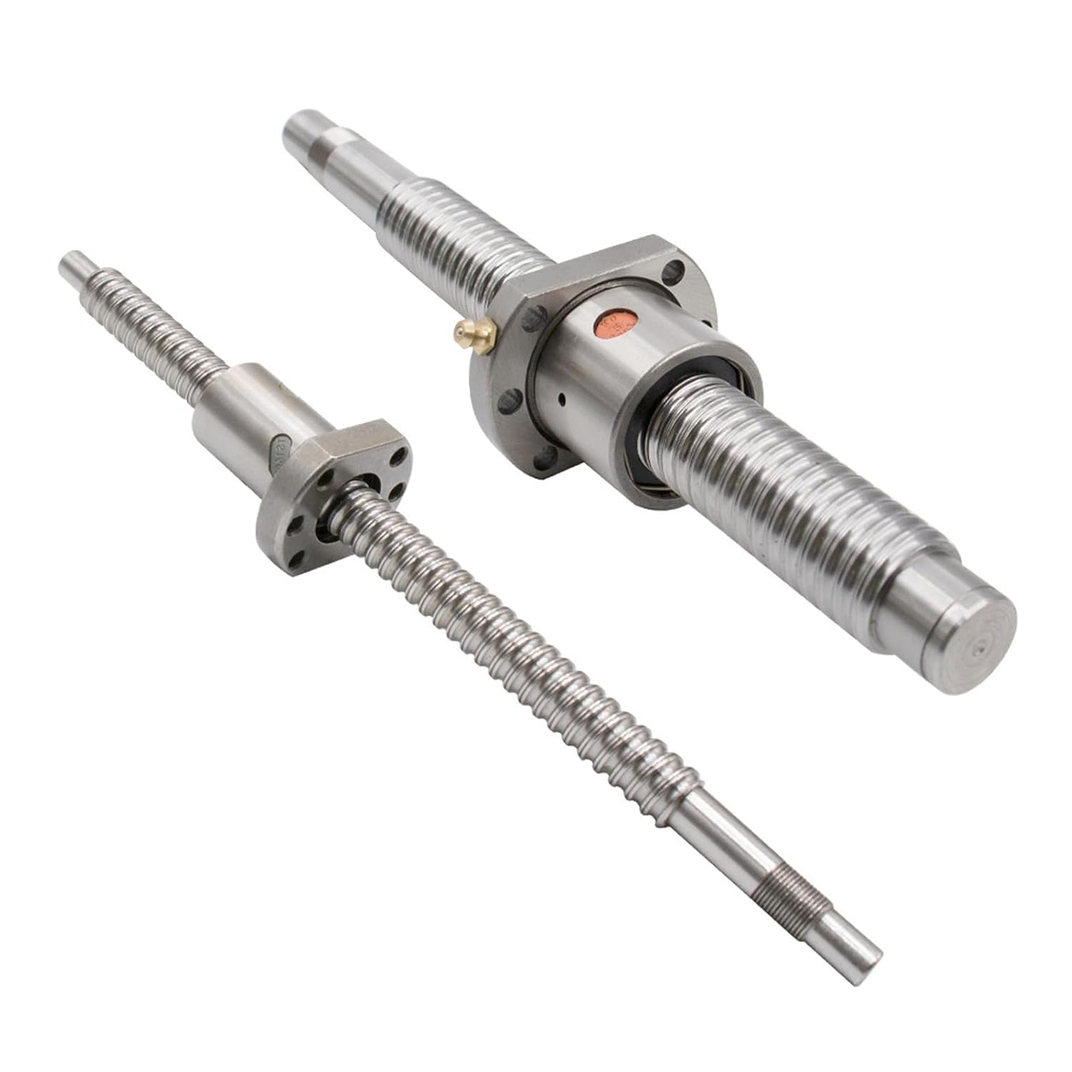 SFU2005 SFU2010 20MM Diameter 5mm 10mm Lead End Machined Ballscrew Rod + Single Ball Nut for CNC Engraver Milling Router(700mm)