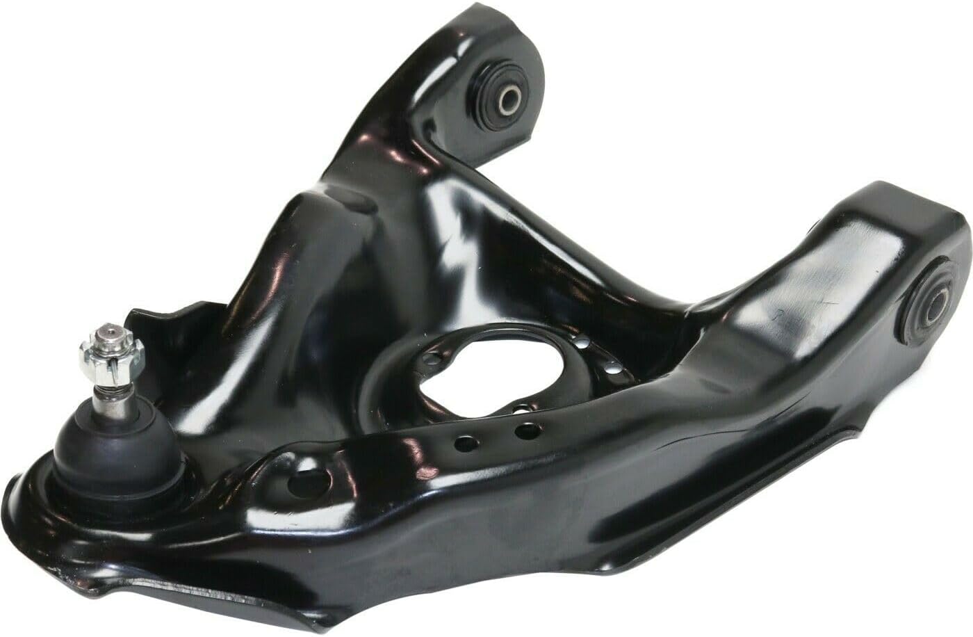 Control Arm Assembly for GMC & Chevy Trucks Front Lower Right Passenger Side with Ball Joints Rubber Bushing Stamped Design Includes Nuts Control Arm Feature