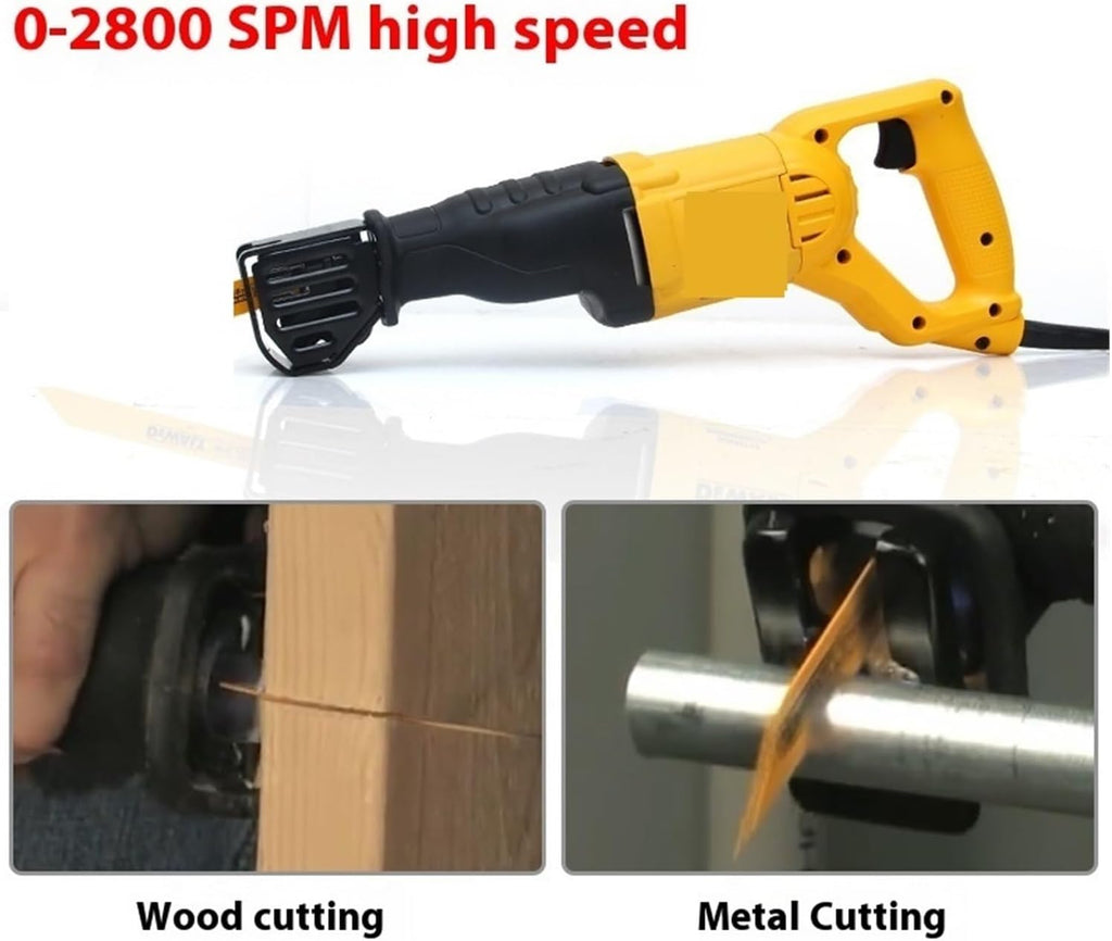 Reciprocating Saw, Electric Saw Reciprocating Saw With Saw Blades Jigsaw Chainsaw Tools For Wood DIY Electric Tools