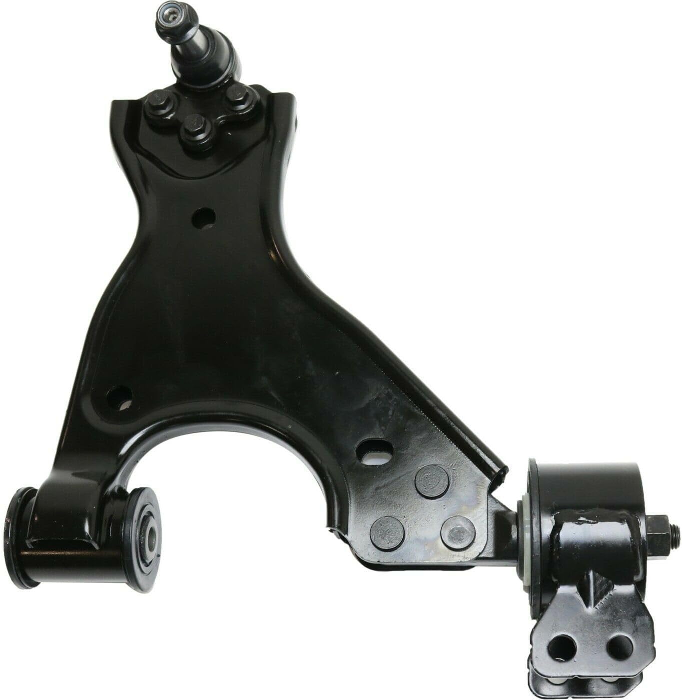 Control Arm 1pc Assembly Front Left Driver Lower Side with Ball Joints Rubber Bushing Design Stamped for Outlook for Acadia for Traverse for Enclave Includes Nuts