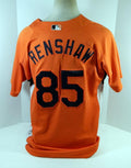2007-08 Baltimore Orioles Jake Renshaw #85 Game Used Orange Jersey BP ST 013 - Game Used MLB Jerseys