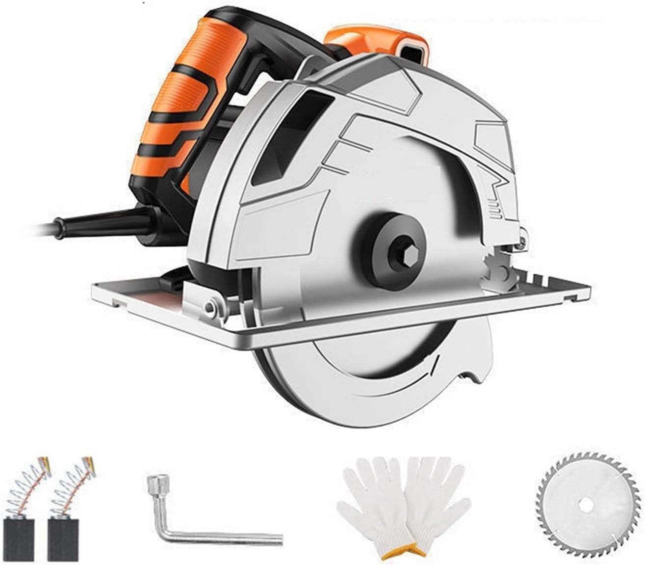 Reciprocating Saw, Electric Circular Saw Multifunctional Household Woodworking Portable Cutting Sawing Circle Tools(With 1*saw blade)