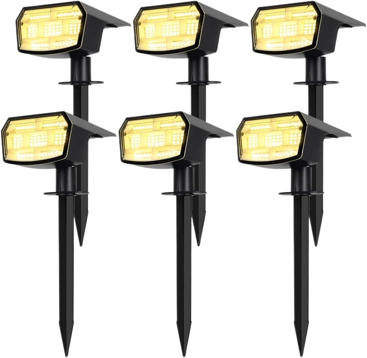 Solar Lights Outdoor Garden Solar Spot Lights Outdoor LED Waterproof for Yard with Landscape Front Door Ornaments