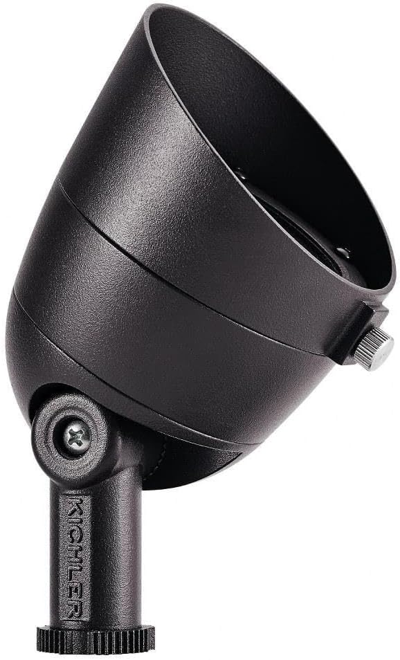 KICHLER Landscape LED 7 Watt 3000K 12 Volt Landscape Accent Light in Textured Architectural Bronze Finish, 16156AZT30