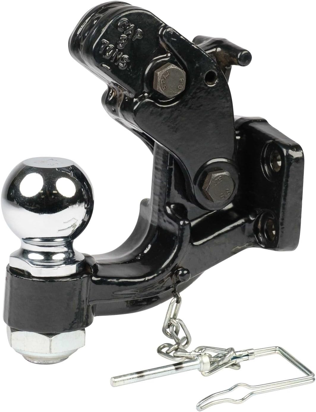 Mytee Products MOUNTING Pintle Hitch KIT MOUNTING Plate W/8TON Pintle Hitch 2-5/16IN Ball for Trailer