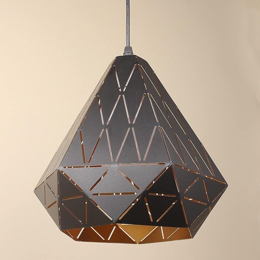 Retro Pendant Lamp Wrought Iron Hanging Light Height Adjustable Suitable Compatible with Conference Room Loft Lobby Generous Suspension Lamp, Luxury