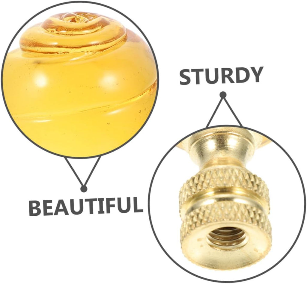 lamp 2pcs Lighting Desk Lights Standing Floor Lamp Desk Lamp Floor Lamps Decorative Lights Lamp Finials Decorative Finial Decor Lamp Finial Cap Knob Nut Crystal Ball Copper lamp (ge 4.55X2.80X2.8